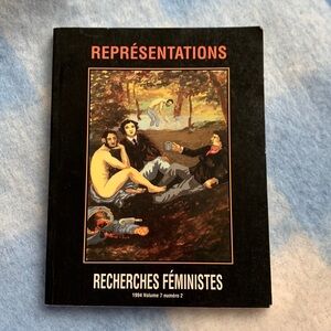 BOOK - Représentations - Recherches féministes - Volume 7, numéro 2, 1994